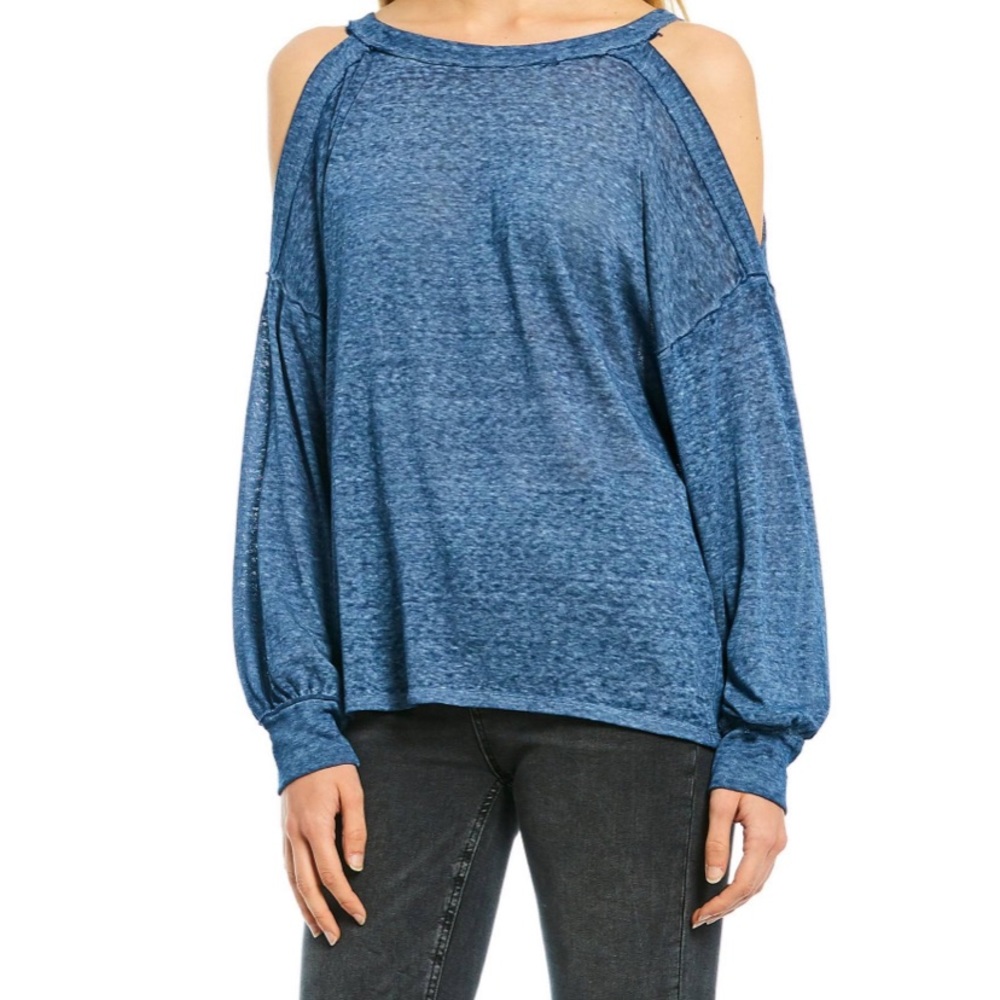 We The Free Cold Shoulder Top